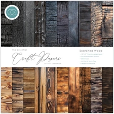 Craft Consortium 12x12" Paper Pad - Scorched Wood